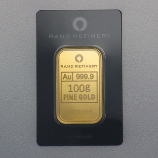 Goldbarren 100g Rand Refinery Elefanten-Motiv