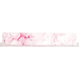 Gewürzboard HOME AFFAIRE "Rosen - Gewürzhalter aus Acrylglas Küchenorganizer" Regale Gr. B/H/T: 80 cm x 10 cm x 8,5 cm, farblos (transparent) Home Affaire