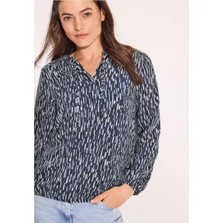 Cecil Bluse mit Smock-Detail - Blau