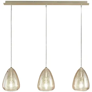 Fabas Luce Britton 3-flg. 40W Durchmesser 60 cm Amber
