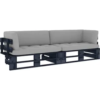 Paletten Lounge Set Gartenmöbel Palettensofa Sofa Kiefernholz Imprägniert vidaXL