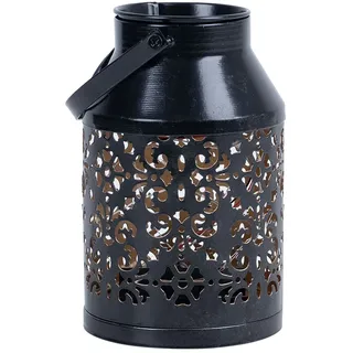 ETC Shop Außenleuchte Metall 10x16 cm hängend schwarz