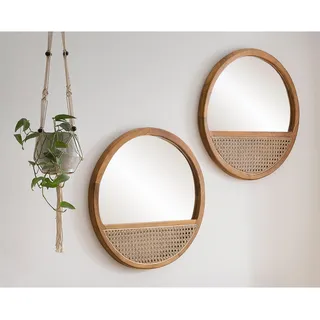 SIT Rattan Vintage Spiegel rund 60 Ø