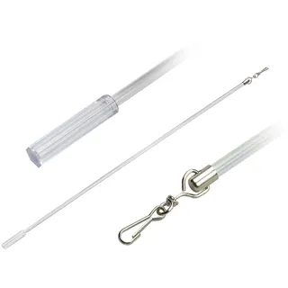 Liedeco Schleuderstab, Gardinen, Seitenschals, (1-St), für Seitenschals, Gardinen weiß 100 cm