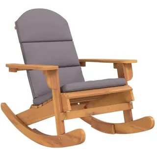 vidaXL Adirondack Schaukelstuhl 105 x 100 x 90 cm braun