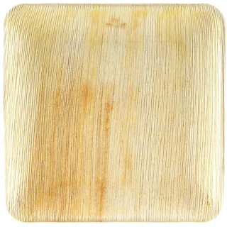 Wisefood Palmblatt Teller quadratisch 24 x 24 cm 50 St.