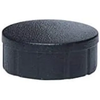 MAUL MAULsolid Magnete Ø15mm (10 Stück) | Mini Magnete aus Kunststoff Mit 150g Haftkraft | Stark für Whiteboard und Magnettafel | Ideal für Büro, Homeoffice und Werkstatt | Schwarz