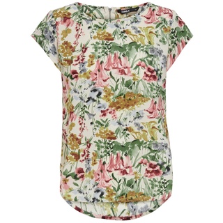 Carmakoma by Only Damen T-Shirt CARVICA Weiß Blurry Flower 15218353 44