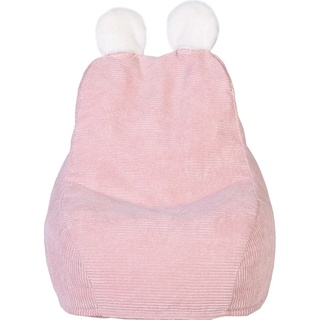 The Concept Factory Kindersitzsack "Ted" in Rosa - (B)40 x (H)70 x (T)62 cm