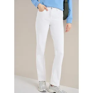 Cecil Slim Fit High Waist Weiß 38
