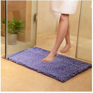 XiinxiGo Badematte Badezimmerteppich, Badteppich für Badezimmer Schlafzimmer Küche Flur Eingang,Violett,50 * 80 cm