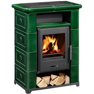 Wamsler Kaminofen KF 108 Montafon Keramik Grün
