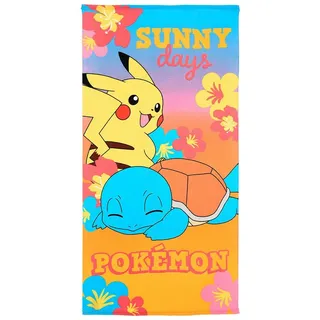 Pokémon Badetuch 70 x 140 cm mehrfarbig