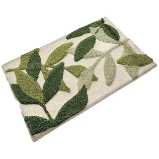 Rutschfeste Badematte, Saugfähiger Weicher Badezimmerteppich, Mikrofaser, Grün, Maschinenwaschbar, Duschvorleger, Eingangsteppich, 40 X 60 Cm