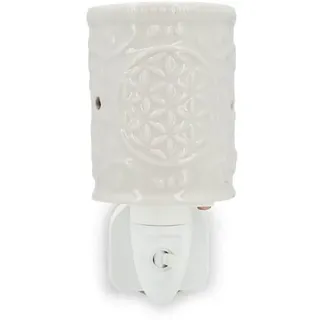 Candle Brothers Elektrische Duftlampe Keramik Weiß Weiß