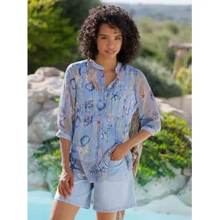 Heine Druck-Tunika blau 36