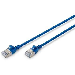 Digitus Patchkabel Cat6a F/FTP 5 m Blau
