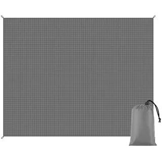 ZZDZW Picknickdecke Wasserdicht, Strandmatte 100x140/140x150/140x200/200x210 cm Outdoor Stranddecke Sandfrei XXL Campingdecke Waschbar Picknickdecken Für Strand,Camping Park(Dunkelgrau,100x140 cm)