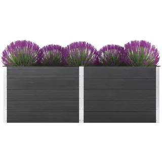 vidaXL Garten-Hochbeet 250 x 100 x 91 cm Grau