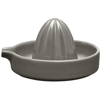 blomus Zitronenpresse -PILAR- aus Keramik | Zitruspresse für Zitronen, Limetten & Orangen | Spülmaschinenfest (Pewter)