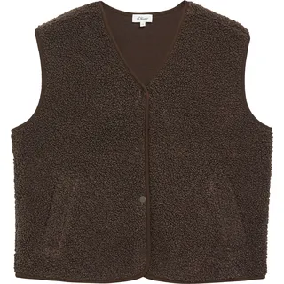 s.Oliver Teddy-Weste Relaxed Fit Braun L