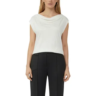 s.Oliver Wasserfallshirt Weiß 38