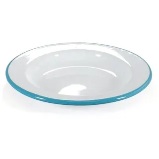 Origin Outdoors Teller, Emaille, flach, Ø20cm, ocean