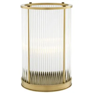Casa Padrino Luxus Kerzenleuchter Antik Messing 20 x H. 32 cm - Hotel Restaurant Accessoires