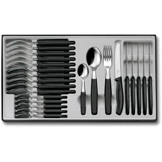 Victorinox Tafelbesteck 24-tlg. schwarz (6.7833.24)