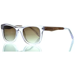 Sonnenbrille Rebell Kunststoff Holz transparent