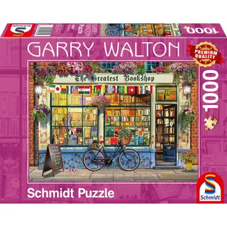 Schmidt Spiele 59604 Garry Walton, Buchhandlung, 1000 Teile