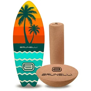 Brunelli Balance Board Surfer 87cm Holz