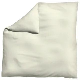 Schlafgut Bettdeckenbezug Woven Satin, Hellgelb, Textil, Uni, 200x200 cm, Textiles Vertrauen - Oeko-Tex®, AZO-frei, Bsci, Oeko-Tex® Standard 100, bügelleicht, schadstoffgeprüft, weiche und anschmiegsame Oberfläche, dicht gewebtes Garn, pflegeleicht, atmungsaktiv, Schlaftextilien, Bettwäsche, Bettwäsche, Makosatin-Bettwäsche