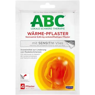 BEIERSDORF ABC Wärme-Pflaster Sensitiv 14 x 10 cm 4 St.