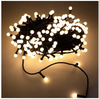Spetebo LED Lichterkette 20 m Wasserdicht Warmweiß