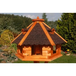 DSH DEKO SHOP HANNUSCH Vogelhaus Riesiges XXL Vogelhaus, Futterhaus 67 x 45 cm impräg.