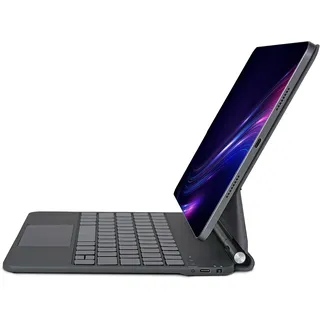 Magic Keyboard für iPad Pro 12,9-Zoll (3., 4., 5. und 6. Gen), Tastatur für iPad Air 13'' (M2 2024/M3 2025/M4 2026), Magnetischer Ständer, Präzisions-Trackpad,Reihe mit Funktionstasten, QWERTZ Deutsch