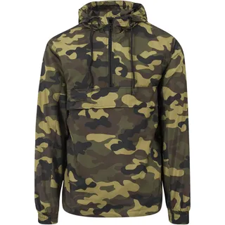 adidas Camo Pull Over Windbreaker Woodcamo S