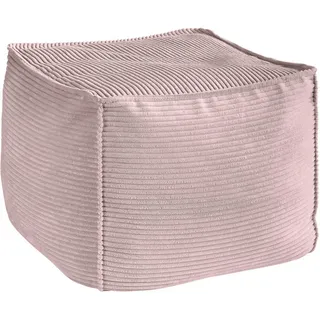 Hom`in Pouf, Rosa, Textil, Füllung: Styroporkugeln, 66x40x66 cm, Blauer Engel, Goldenes M, Oeko-Tex® Standard 100, DGM-Klimapakt, Indoor, Wohnzimmer, Hocker, Poufs