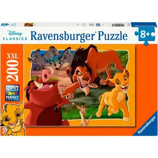 Ravensburger Kinderpuzzle 200 XXL Teile - Disney Der König der Löwen - Hakuna Matata
