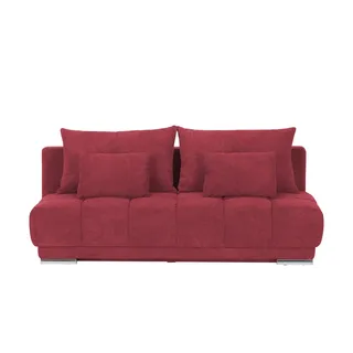 bobb Einzelsofa  Isalie de Luxe ¦ rot ¦ Maße (cm): B: 206 H: 92 T: 105.0