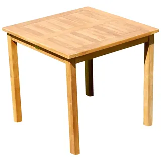 ALEOS. JAV-ALPEN Gartentisch 80 x 80 x 75 cm Braun