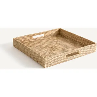 Am.pm Tablett Rabia, Rattan Natur