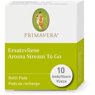 Primavera Ersatzvliese Aroma Stream to Go 10 St. - original Duftvlies - Lufterfrischer, Diffuser, Raumduft - Aromatherapie