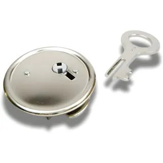 Sparschwein-Schloß inkl. Schlüssel - Made in Germany - Rand39 mm Ø - Marke hannas laden Für Bastler Und Hobbykünstler (1, Metall)