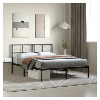 vidaXL 140 x 200 cm Schwarz