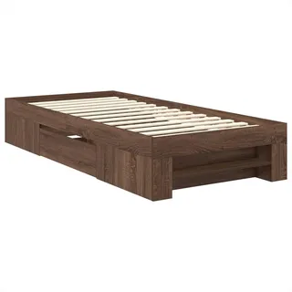 vidaXL Modernes Bett 80 x 200 cm Braun