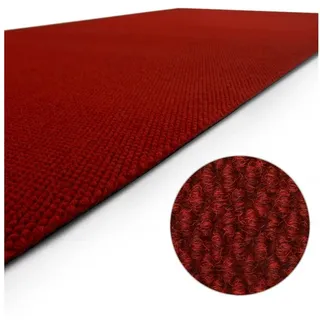 Floordirekt Fußmatte Schmutzfangmatte Hong Kong, Sauberlaufmatte in vielen Größen, rechteckig, Höhe: 10 mm rot 200 cm x 150 cm x 10 mm