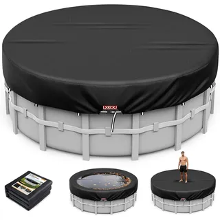 FELIXLEO Pool-Abdeckplane Poolabdeckung 640 x 360 cm Rechteckig Solar Winterabdeckung