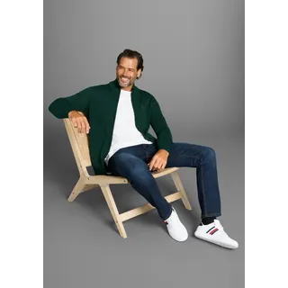 MAN'S WORLD Strickjacke in dunkelgrün | Gr.: XXXL
